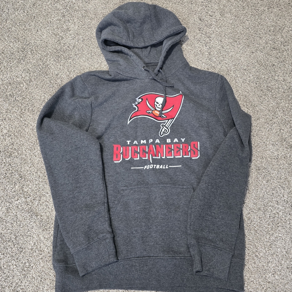 Fanatics Gray Tampa Bay Buccaneers Hoodie